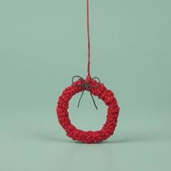 Jute ornament krans